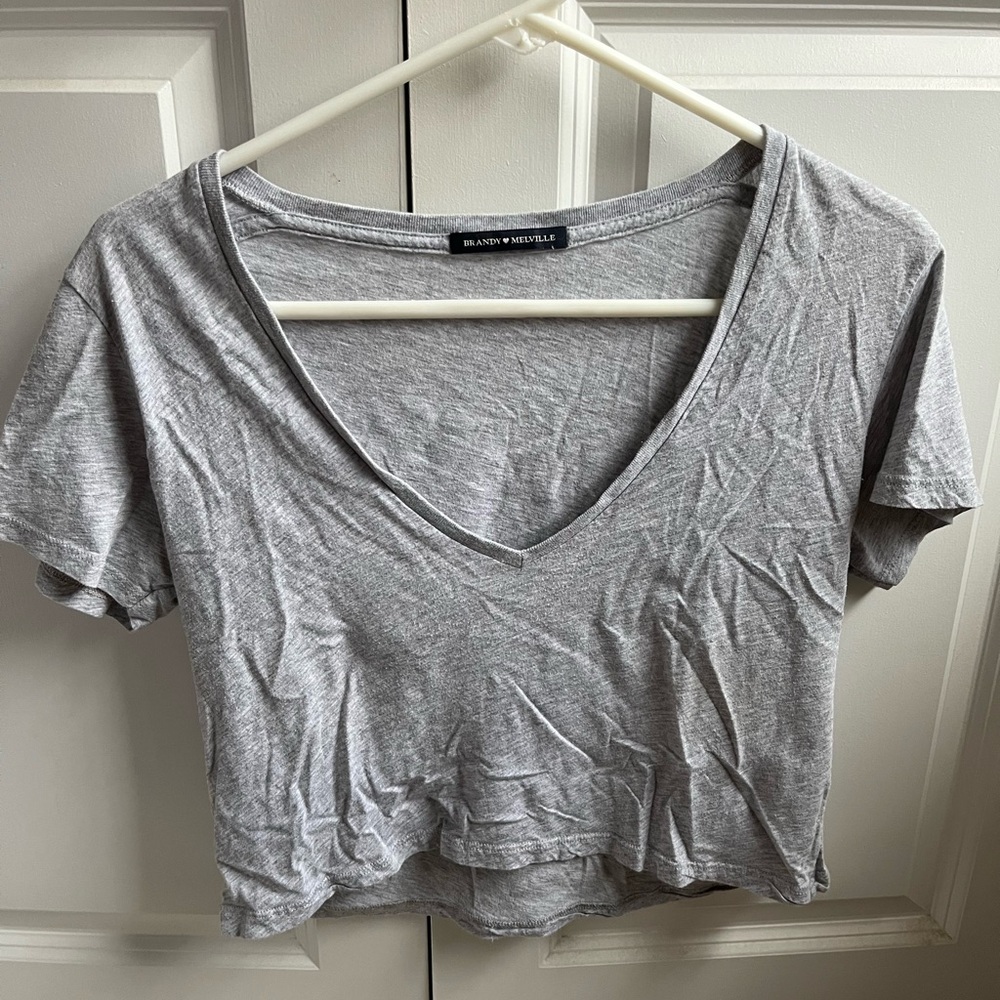 Brandy Melville V-neck Shirt